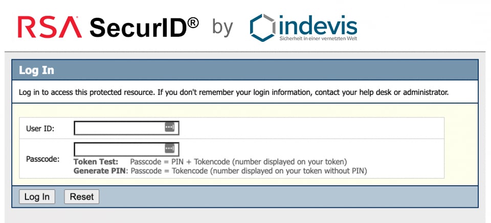 RSA_indevis-Authentication_Login-Screen
