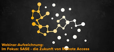 Webinar-Aufzeichnung: Im Fokus: SASE - die Zukunft von Remote Access