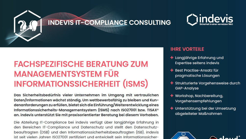 Datenblatt: IT-Compliance Consulting