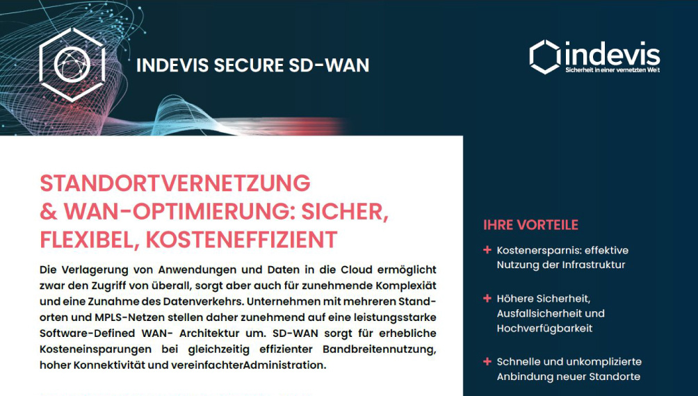 Datenblatt: indevis Secure SD-WAN