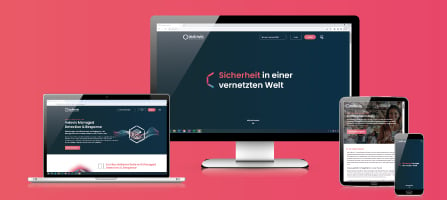 Neue indevis Website mit modernem Design und drei Bereichen Protection – Detection – Response